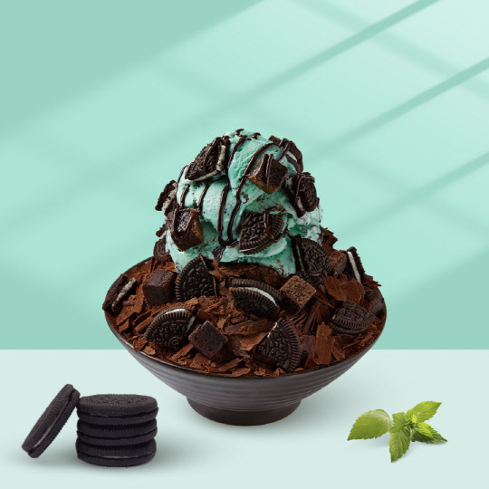 민트초코 신제품이 쏟아져나오고 있다. <설빙 제공>